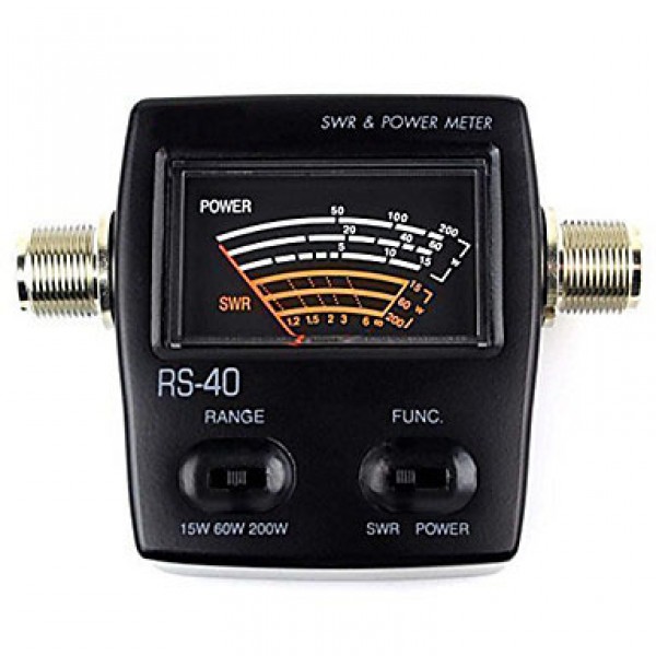 RS-40 Dual Band Standing-Wave Meter Power Meter SWR Meter for Testing SWR Power