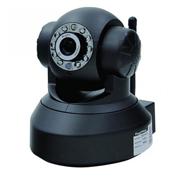 PTZ Indoor Mini IP Camera 720P Motion Detection Wireless (64GB Card)